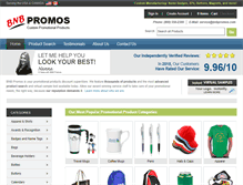 Tablet Screenshot of bnbpromos.com